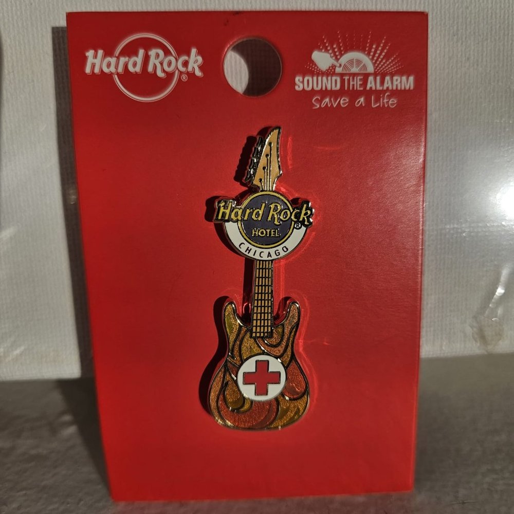 Hard Rock Hotel Chicago Guitar Pin